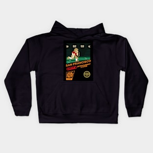 San Francisco Football Team - NES Football 8-bit Design Kids Hoodie